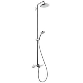 Hansgrohe Croma 220 Air 1jet Thermostat Shower Set - 27223000