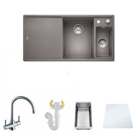 Blanco Axia III 6 S Silgranit Sink & Blanco Tap with Waste