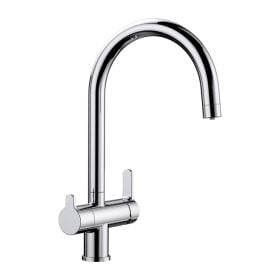 Blanco Trima Filter System Double Lever Kitchen Sink Mixer Tap