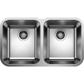 Blanco Supra 340/340 S/ST Undermount Kitchen Sink - 453599