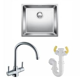 Blanco Andano 450-U Stainless Steel Sink & Blanco Tap with Waste