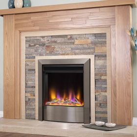 Celsi Ultiflame VR Contemporary Hearth Mounted Inset Electric  Fire