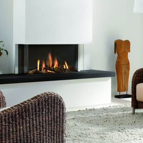 Element 4 Trisore 3-Sided 100 Gas Fire