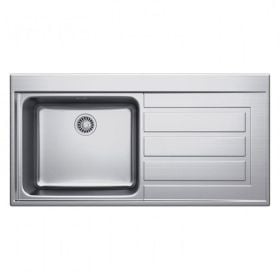Franke Epos EOX 611 Inset 1.0 Bowl Kitchen Sink Stainless Steel