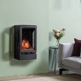 Gazco Vogue Midi T Wall Mounted 3 Sided Electric Stove