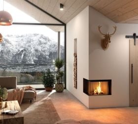 Spartherm Premium Built-in Wood Burning Fireplace - V-2L-68h