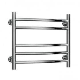 Reina Eos Curved Towel Rail Stainless Steel 430 x 500mm