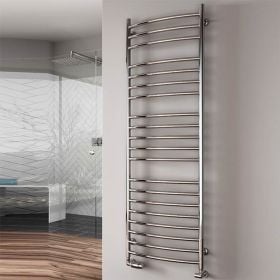 Reina Eos Curved Towel Rail Stainless Steel