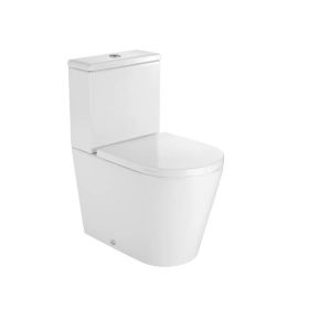 Roca Inspira Compact Close-coupled WC Toilet with Dual Outlet