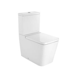 Roca Inspira Square Close-coupled WC Toilet and Dual Outlet
