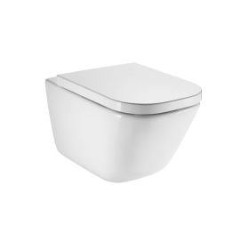Roca The Gap Wall-hung Rimless WC Pan with Horizontal Outlet