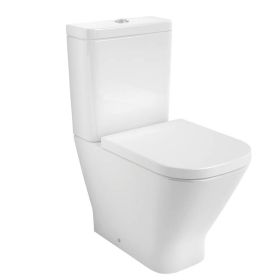 Roca The Gap Compact back to wall Rimless close-coupled WC with dual outlet