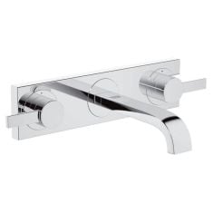 Grohe Allure 3-Hole Wall Mounted Basin Mixer Tap - 20189000
