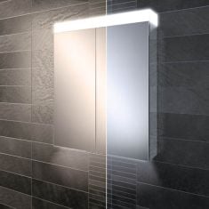 HIB Apex 60 Double Door LED illumination Mirror Cabinet