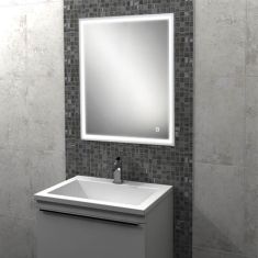 HIB Vanquish 50 Single Door LED Mirror Cabinet