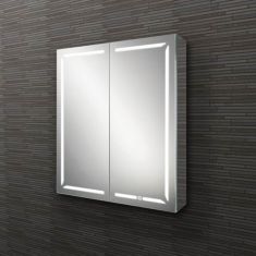 HIB Groove 60 Double Door LED Bluetooth Mirror Cabinet - 48500