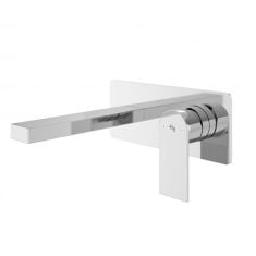 Hudson Reed Sottile Wall Plated Single Lever Basin Mixer
