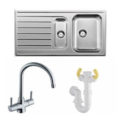 Blanco Livit 6 S Stainless Steel Sink & Blanco Tap with Waste