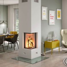 Spartherm Arte 2-sided Built-in Wood Stove - 2LRh-66-4S-2