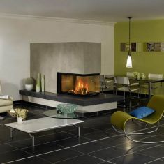 Spartherm Arte 3-sided Built-in Wood Stove - Arte U90h