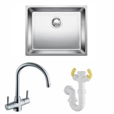 Blanco Andano 500-IF Stainless Steel Sink & Blanco Tap with Waste