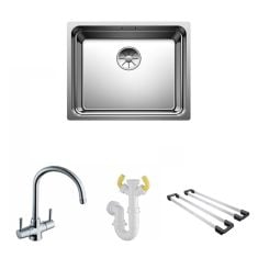 Blanco Etagon 500-IF Stainless Steel Sink & Blanco Tap with Waste