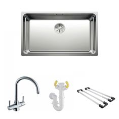 Blanco Etagon 700-IF Stainless Steel Sink & Blanco Tap with Waste