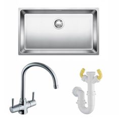 Blanco Andano 700-U Stainless Steel Sink & Blanco Tap with Waste