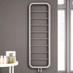 Carisa Paros Vertical Stainless Steel Towel Radiator
