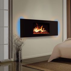 Celsi Puraflame Panoramic Wall Mounted LCD Electric Fire