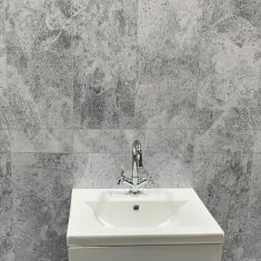 Premier PVC Ceiling / Wall Panel - Dark Grey Marble