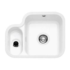 Franke VBK 160 Undermount 1.5 Bowl Kitchen Sink Ceramic White