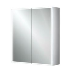 HIB Qubic 60 Double Door LED Mirror Cabinet - 46500