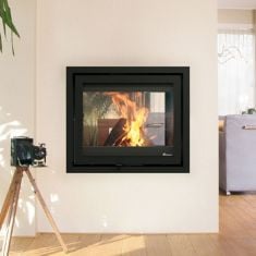 DIK GEURTS Instyle Tunnel see-through Wood Stove