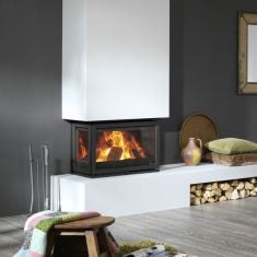DIK GEURTS Instyle Triple Low EA 3-sided Wood Stove