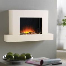 Flamerite Jaeger 1020 Wall Mounted Electric Fireplace Suite