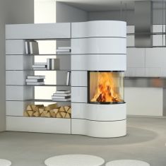 Spartherm Magic Rotatable Built-in Wood Burning Fireplace