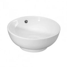 Premier Round Ceramic Basin Vessel White 420mm - N-NBV124