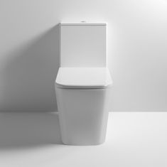 Nuie Ava Rimless BTW Close Coupled Toilet & Soft Close Seat