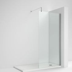 Premier Wetroom Glass Shower Screen 800mm - WRS080