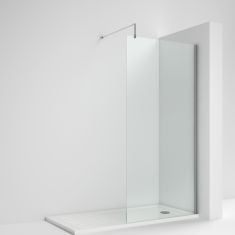 Premier Wetroom Glass Shower Screen 1200mm - WRS12
