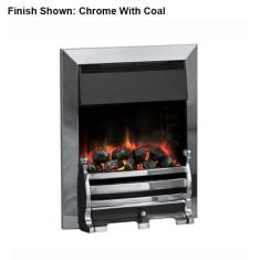 Pure Glow Daisy Illusion Inset Electric Fire