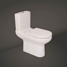 RAK Compact Extended Deluxe Rimless Full Access Close Coupled Toilet