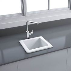 RAK Laboratory 2 Ceramic Kitchen Sink - Single Bowl
