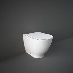 RAK Moon Rimless Back To Wall Pan With Soft Close Seat
