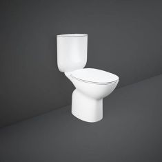 RAK Morning Rimless Open Back Close Coupled WC with Soft Close Seat