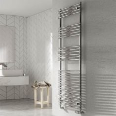 Reina Pavia Vertical Designer Towel Radiator 1650 x 600mm