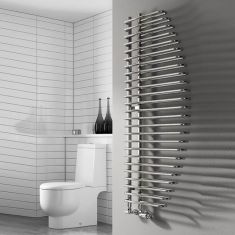 Reina Nola Vertical Designer Towel Radiator 1400 x 600mm