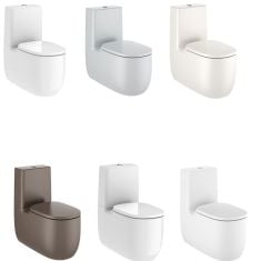 Roca Beyond Close Coupled Rimless Back To Wall WC Pan & Cistern 