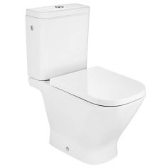 Roca Inspira Round- Back to wall close-coupled Rimless WC with dual outlet